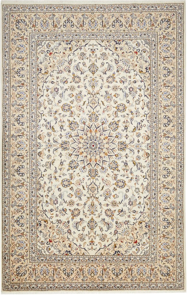 Kashan Tappeto persiano 300 x 200 Beige (Iran) Annodato A Mano