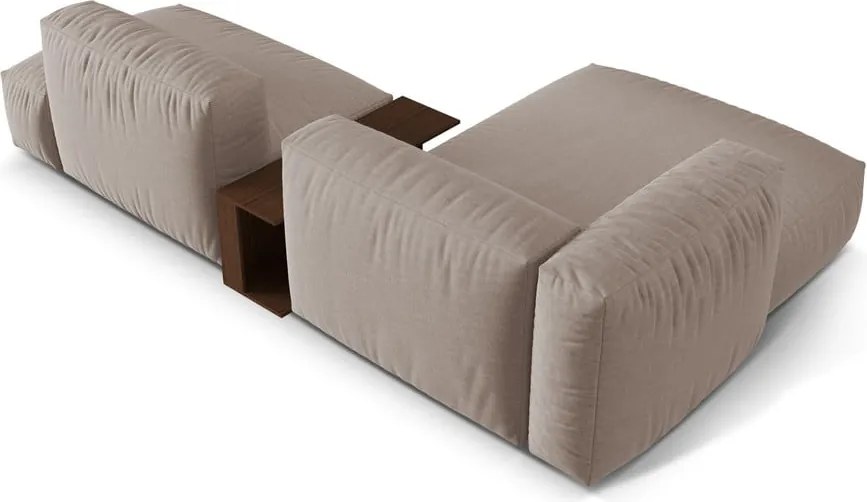 Divano angolare componibile beige (angolo sinistro) Martina - Micadoni Home