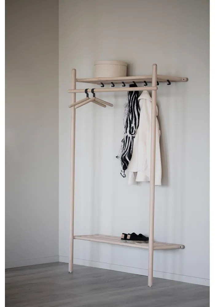 Set da ingresso in legno di quercia in colore naturale Milford - Rowico