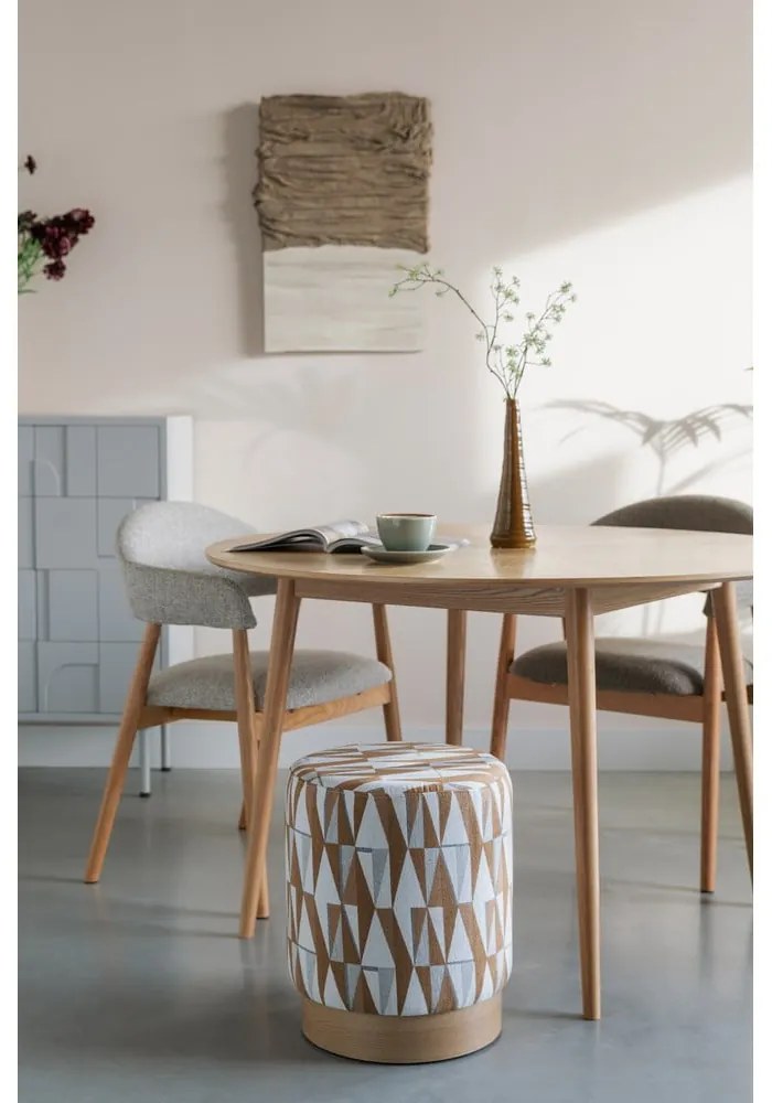 Poggiapiedi marrone Ziggy – White Label