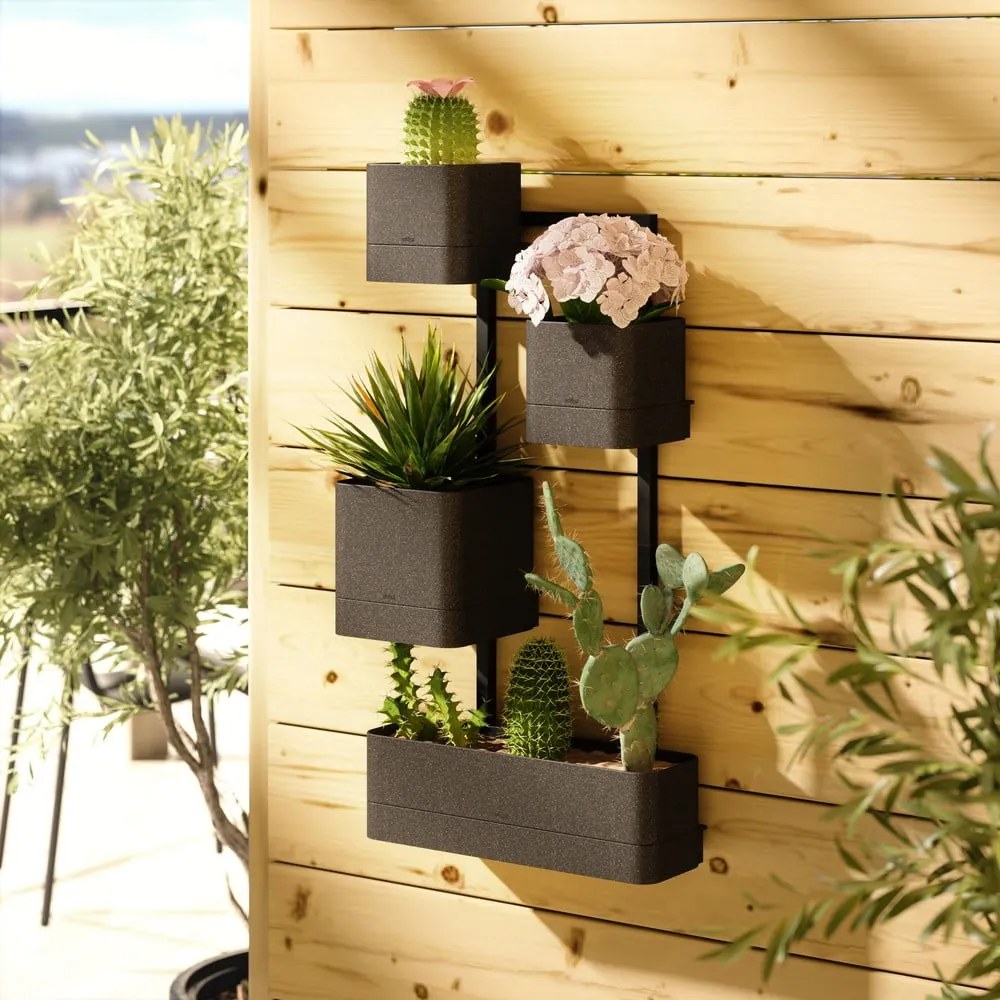 Vasi di plastica sospesi per erbe aromatiche in set di 4 pezzi Cubiko - Umbra