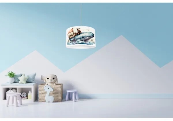 Lampadario per bambini OCEAN 1xE27/60W/230V