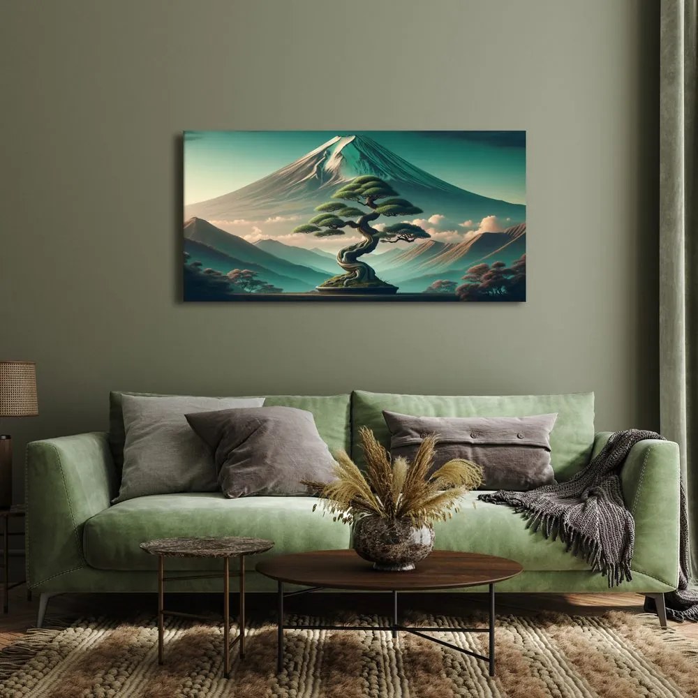 Quadro su tela – Pace sotto il monte Fuji