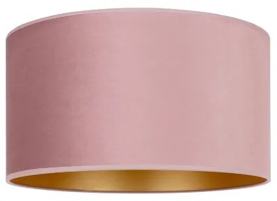 Duolla - Plafoniera ROLLER 1xE27/15W/230V diametro 40 cm rosa/oro