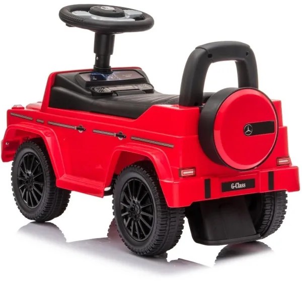 Balance bike Mercedes G350d 2xAA rosso/nero