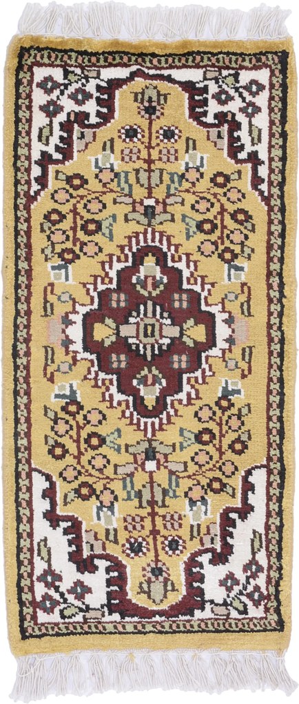 Agra Tappeto orientale 30x60 (Indian) Annodato A Mano