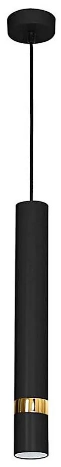 Lampada a sospensione su cavo JOKER 1xGU10/25W/230V nero/oro