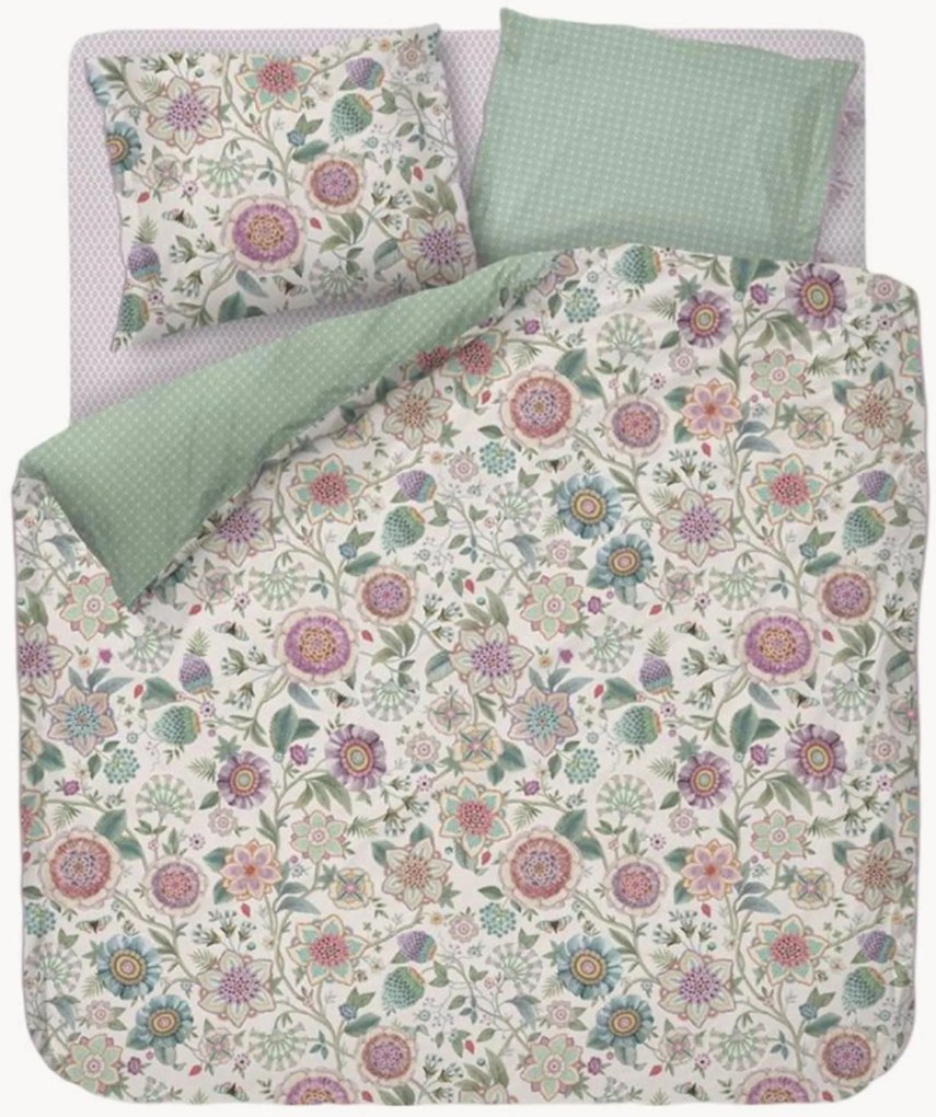 Set di biancheria da letto in percalle di cotone Viva Las Flores