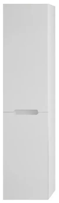 Pensile bagno sospeso bianco lucido con ante soft-close H 140 Eva