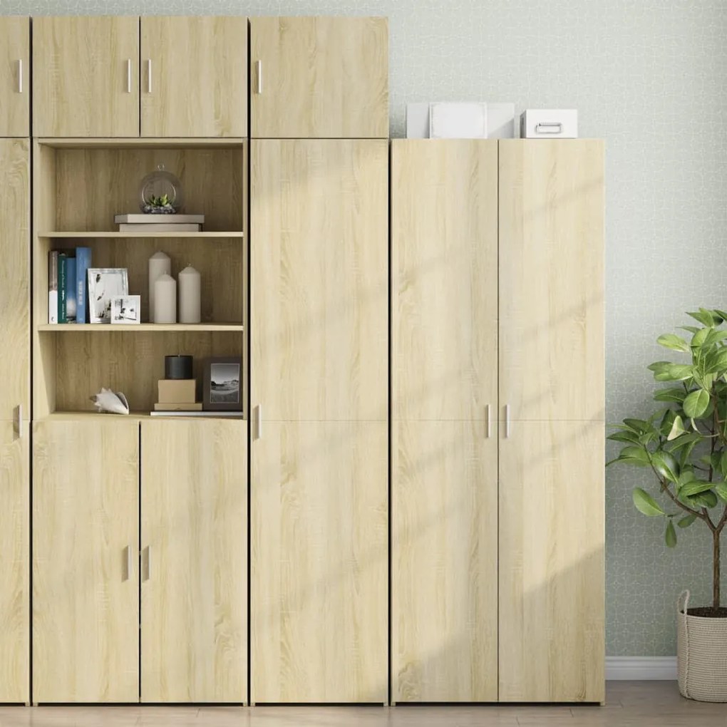 Mobile Sottile Rovere Sonoma 45x42,5x225 Cm İn Truciolato /