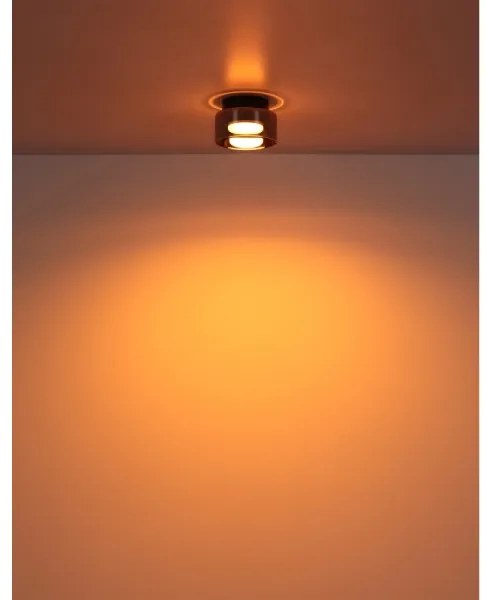 Globo 16055DS - Plafoniera LED HIGGINS 1xGX53/6W/230V diametro 13 cm nero