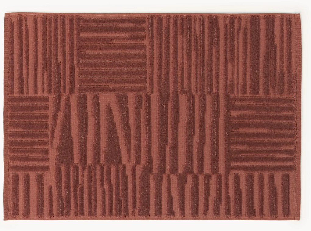 Tappetino da bagno antiscivolo in velluto Petra