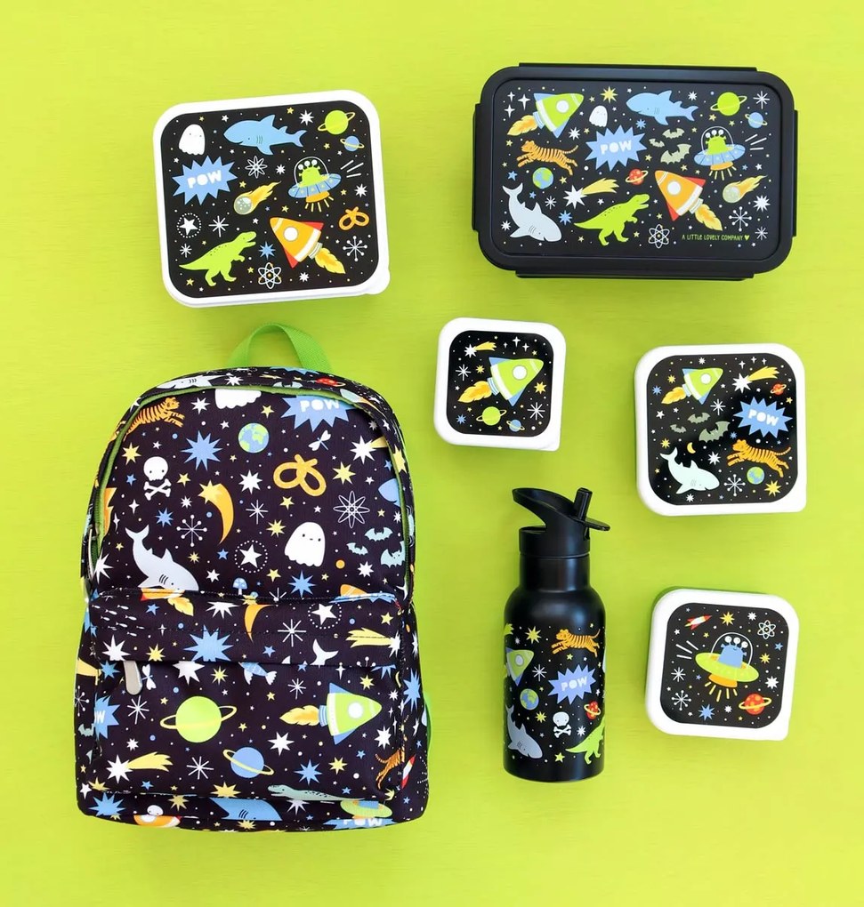 A Little Lovely Company - borraccia in acciaio inox, 350 ml - spazio