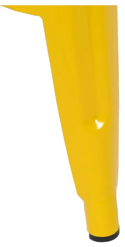 Set di sedie da bar gialla in metallo 2 pz (altezza della seduta 61 cm) – Ixia
