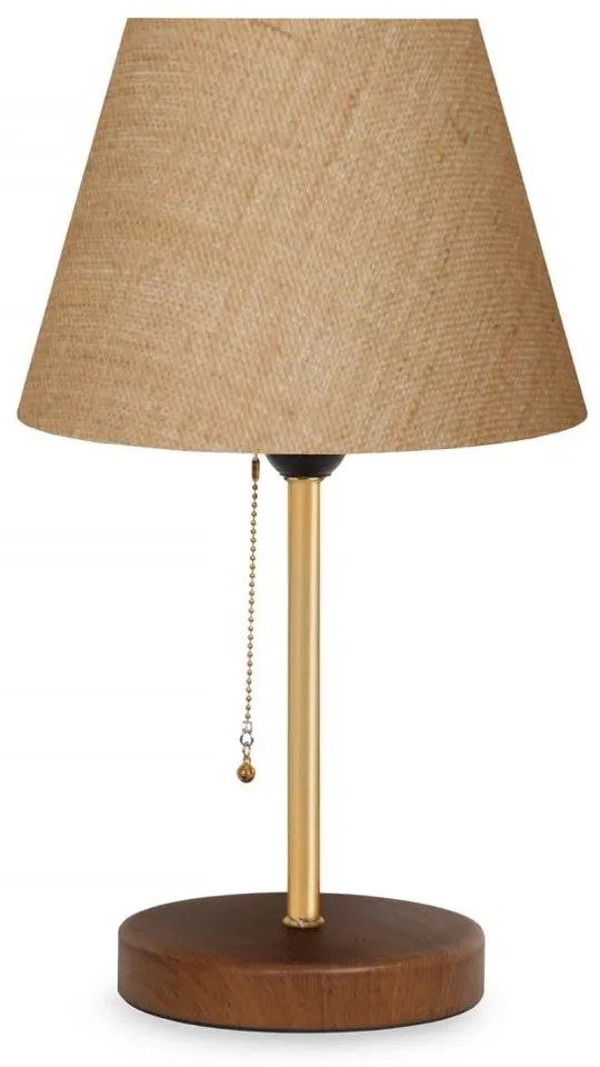 Lampada da tavolo beige con paralume in tessuto (altezza totale 14 cm) Mardin – Opviq lights