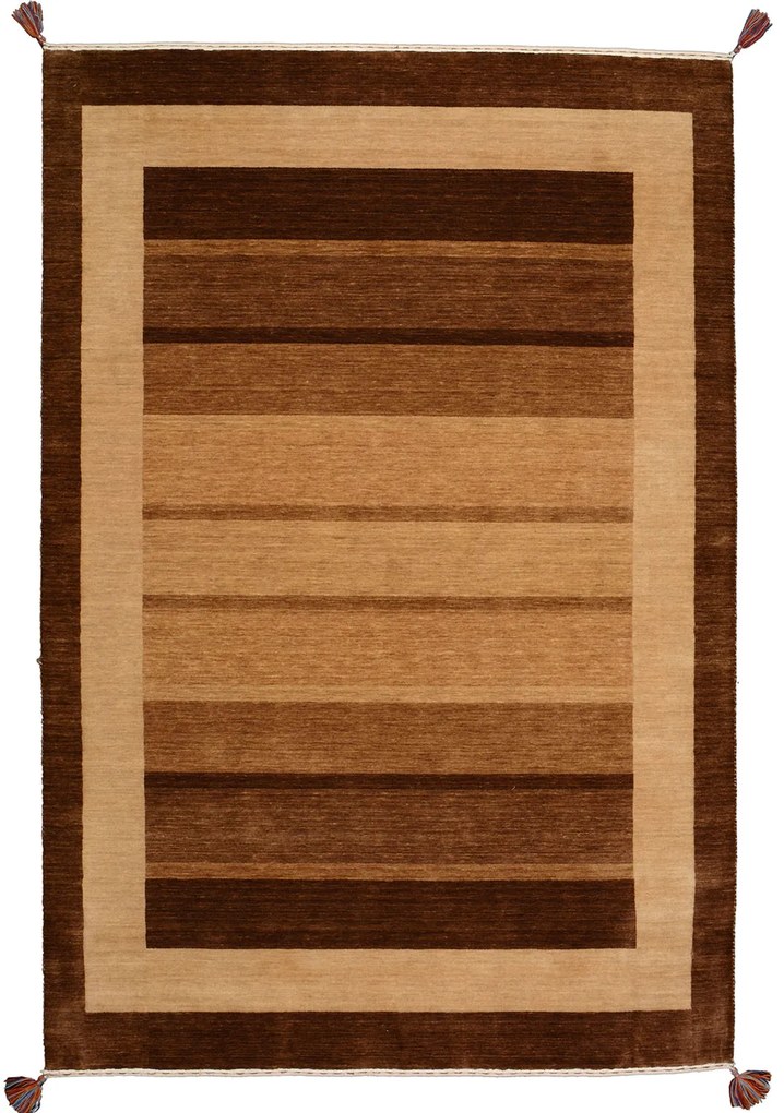 Loribaft Tappeto 170 x 240 Beige (Indian) Annodato A Mano