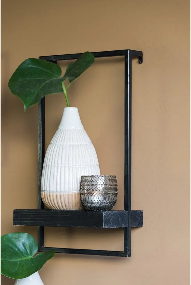 Scaffale in legno di abete nero opaco Maddison - Light &amp; Living