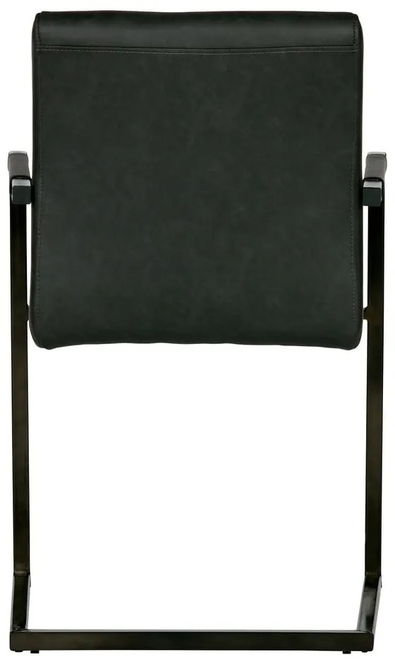 Sedia da pranzo nera Bas - WOOOD