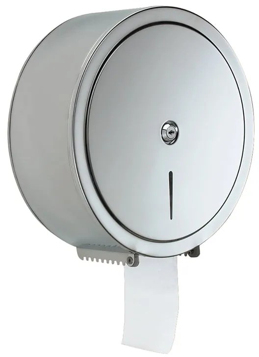 Portarotolo carta industriale GEDY in inox cromato