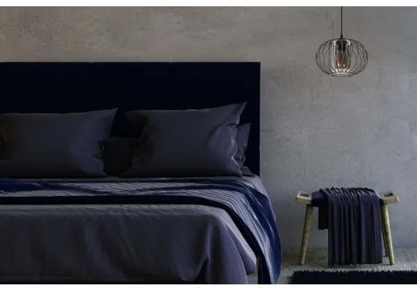 Lampadario a sospensione con filo CORRINI 1xE27/60W/230V diametro 25 cm nero/grigio