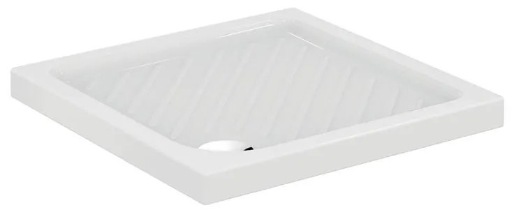 Piatto doccia CERAMICA DOLOMITE in ceramica Suite L 80 x L 80 x H 7 cm bianco