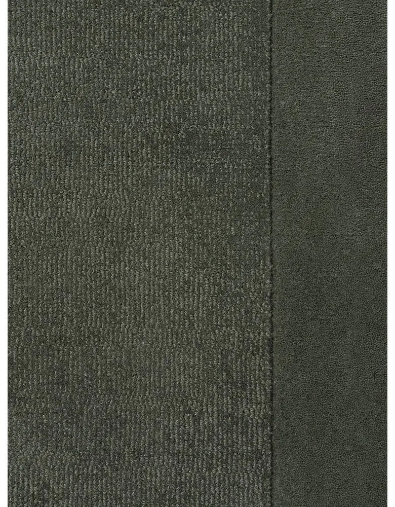 Tappeto verde scuro in misto lana tessuto a mano 80x150 cm Kari – Villeroy&amp;Boch