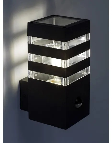 Rabalux 77025- Applique da esterno con sensore ANKARA 1xE27/12W/230V IP44