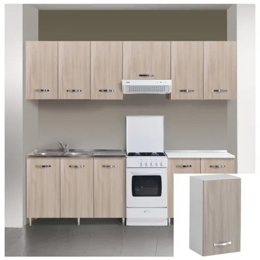Kit Cucina Pensile 1 Anta 40X30Xh72 Cm Olmo