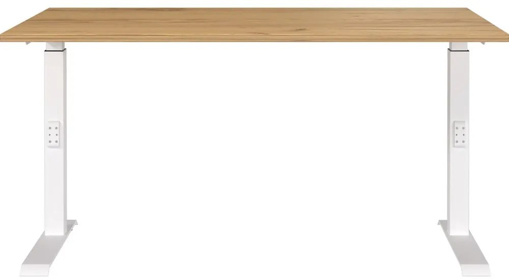 Tavolo da lavoro ad altezza regolabile con piano in rovere 80x140 cm Downey - Germania