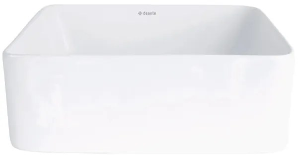 Deante CDJ_6U3S - Lavabo da appoggio JASMIN 34,5x34,5 cm ceramica/bianco