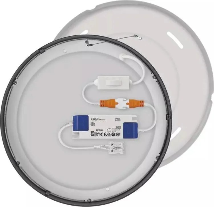 Plafoniera LED nero opaco Nexxo - EMOS