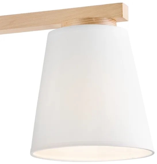 Plafoniera ELLIE 3xE27/60W/230V bianco