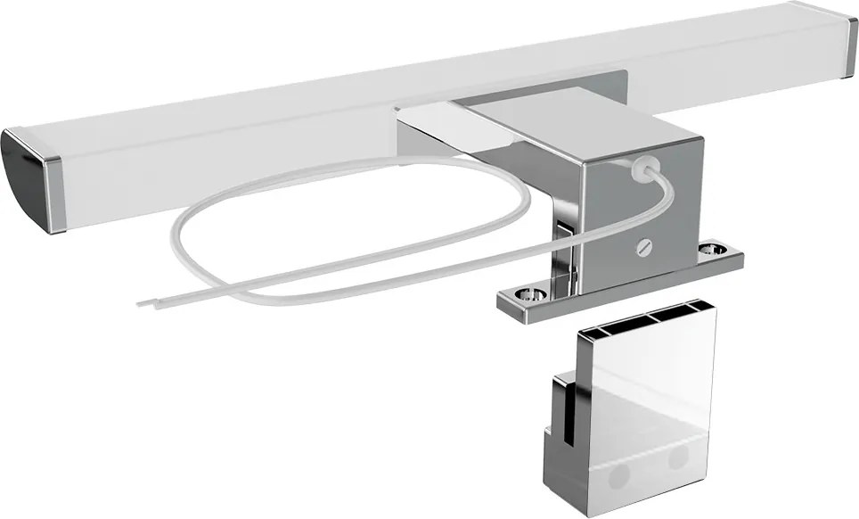 Lampada LED da Specchio 30cm 5W Stondata IP44 Tripla Installazione Colore Bianco Naturale 4.000K