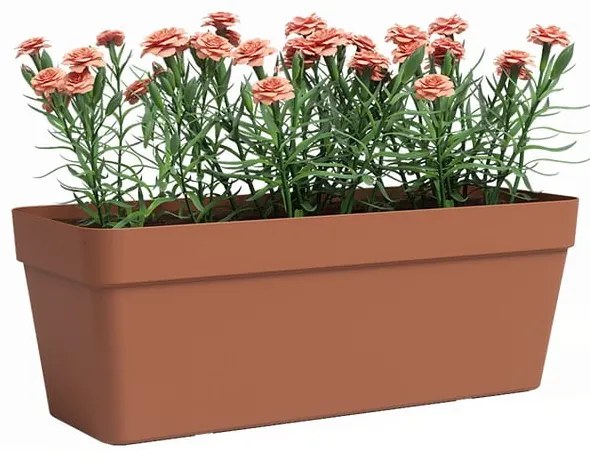 Fioriera sospesa autoinnaffiante in plastica riciclata 50 cm Capri - Artevasi