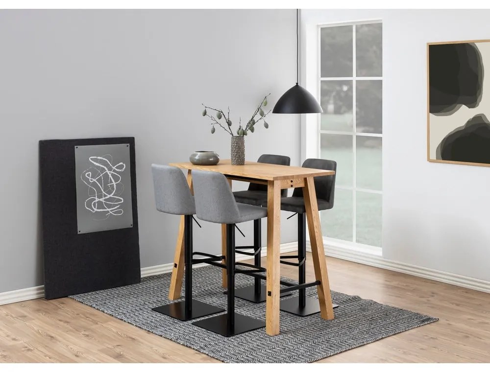 Sgabello da bar color antracite con altezza regolabile (altezza della seduta 78,5 cm) Avanja – Actona