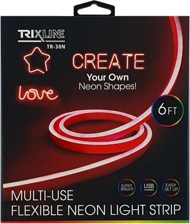 LED Striscia flessibile NEON LED/5V USB 1,8 m rosso
