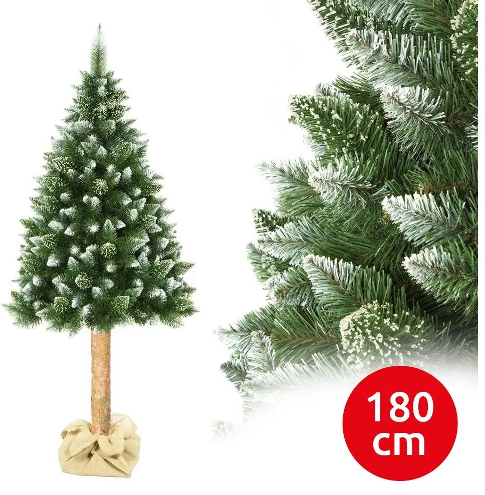Albero di Natale su tronco 180 cm pino