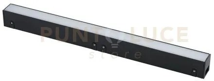 Lampada davinci line nero led 48v 10w 1150lm 3000k 30,4x2,8x2,2cm