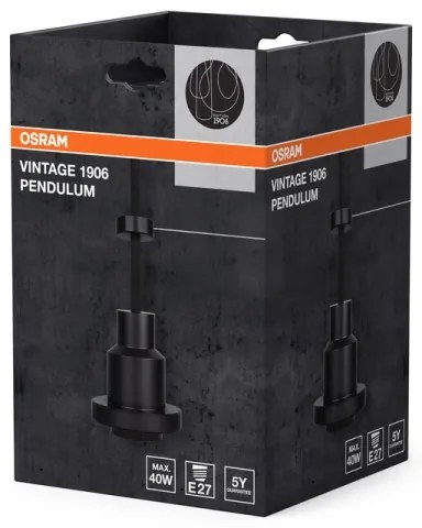 Osram - Cavo di alimentazione PENDULUM 1xE27/40W/230V nero