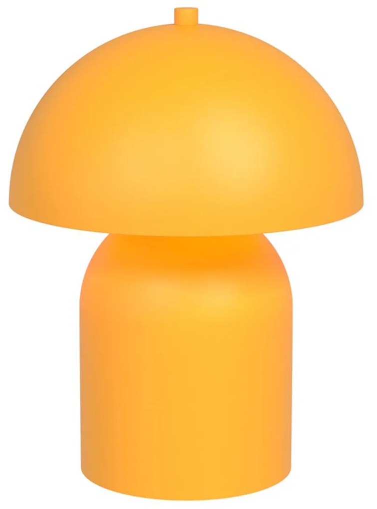 Lampada Da Tavolo Moderna Hera Acciaio Arancione 2 Luci G9 Ip20