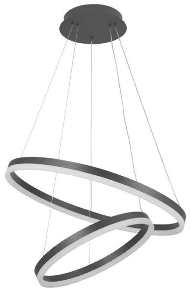 Lampadario a sospensione con filo LED dimmerabile LED/70W/230V 3000-6500K + telecomando