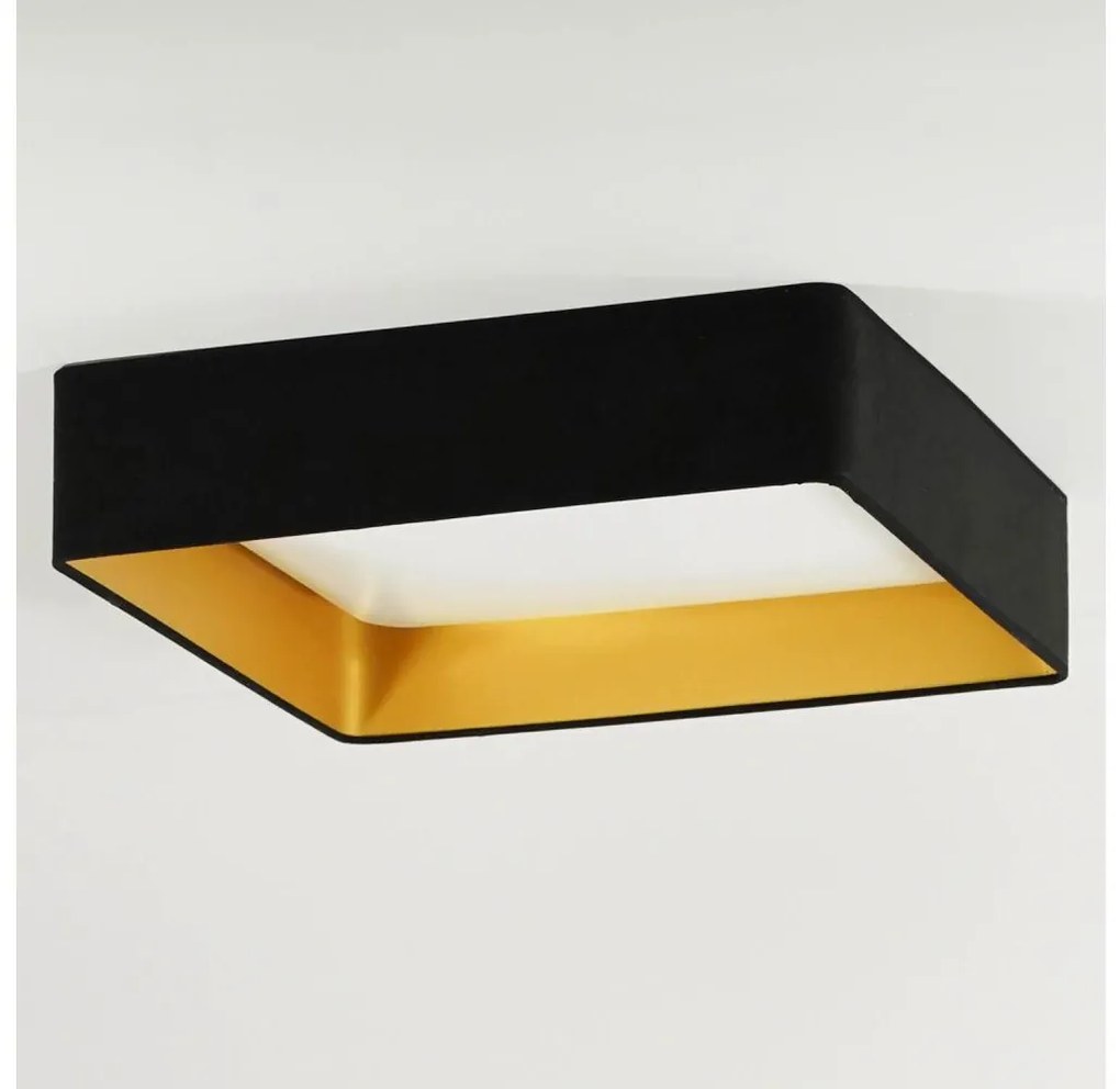 Brilagi - Plafoniera LED VELVET SQUARE LED/24W/230V nera