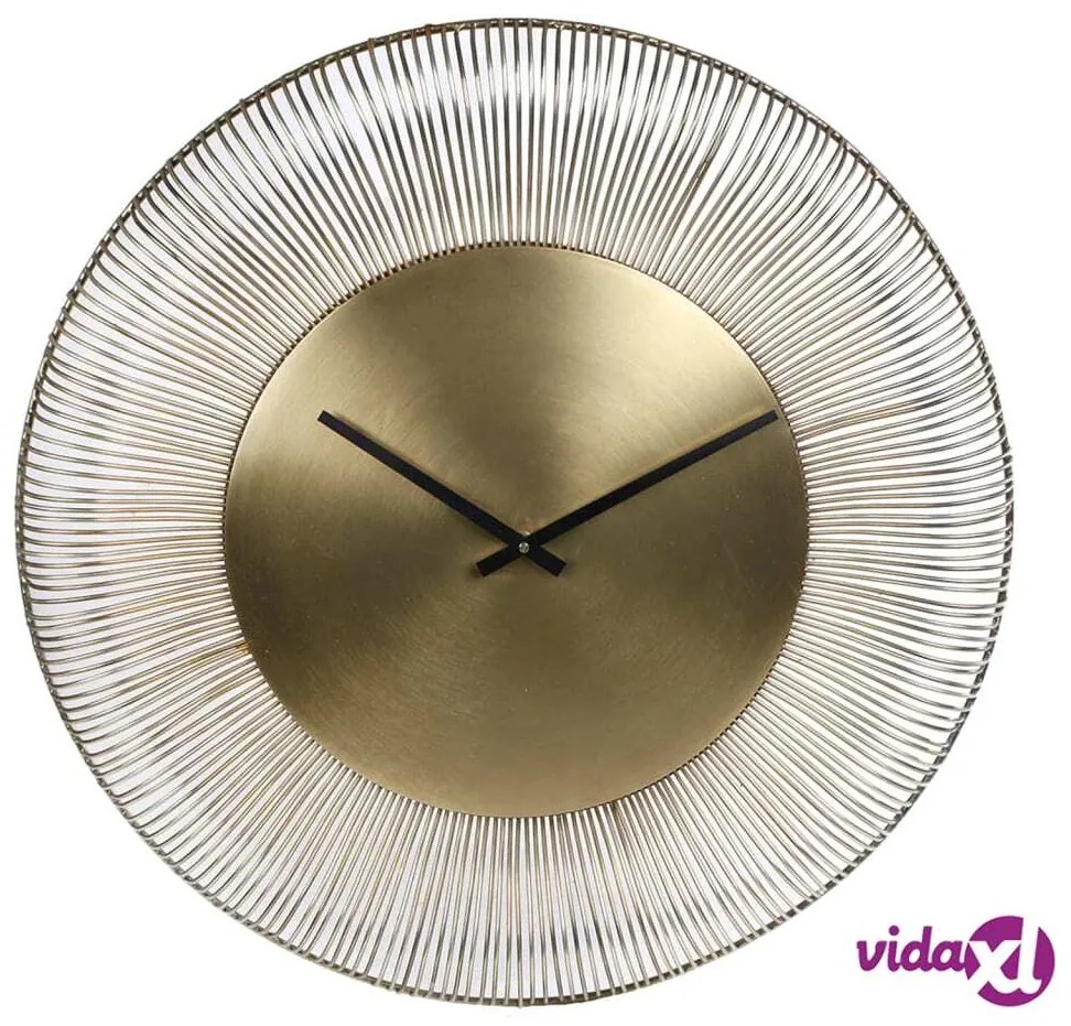 Gifts Amsterdam Orologio da Parete Caroline Metallo Dorato 5,5x54 cm