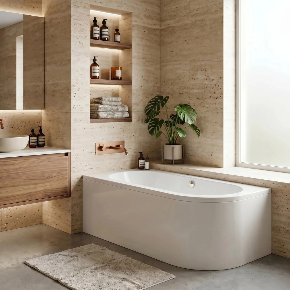 Vasca bagno Rea Orion Left 170cm