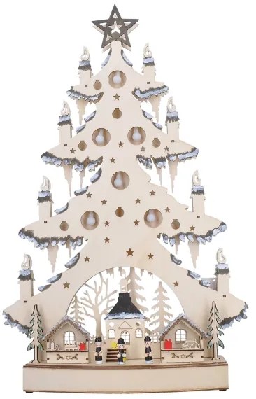 Solight 1v282 - Decorazione natalizia LED LED/2xAA/bianco caldo albero