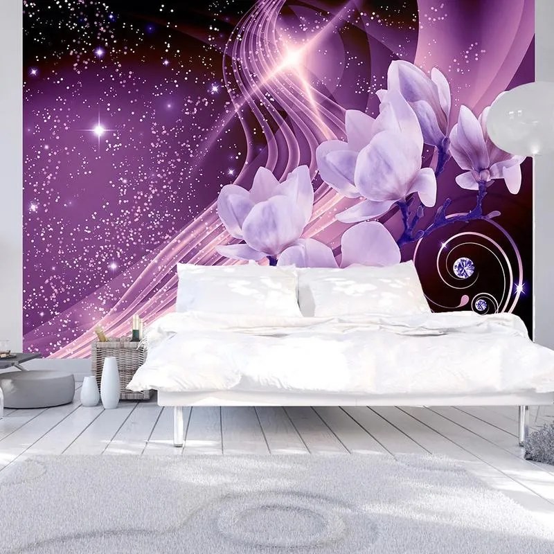 Fotomurale adesivo  Purple Milky Way  Larghezza x Altezza Home decor 294x210