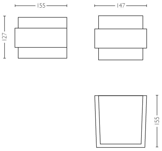 Philips 17335/47/PN - Applique da esterno MYGARDEN SHOVEL E27/42W