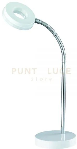 Rennes lampada da tavolo led 4w 400lm, 3000k flex bianca h.40cm