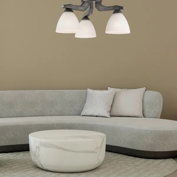 Lampadario ADRIANO 3xE27/60W/230V a plafone