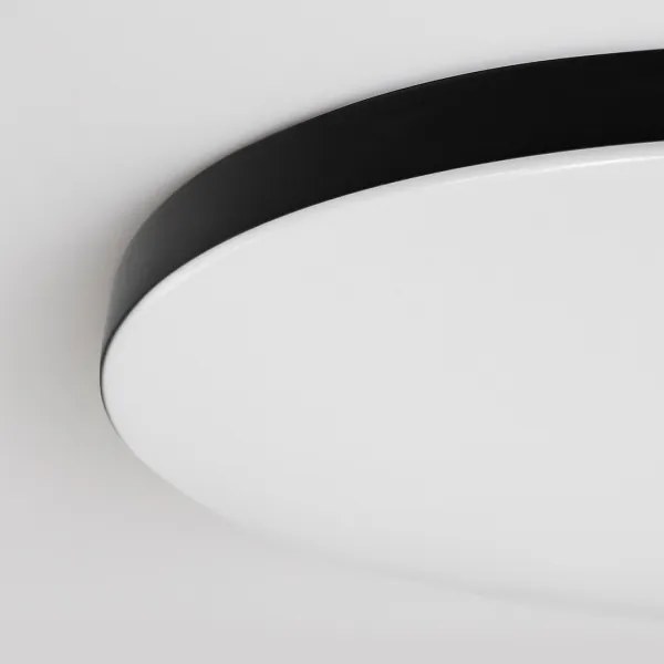 Plafoniera LED dimmerabile SIENA LED/80W/230V 3000-6000K Ø 75 cm nera + telecomando